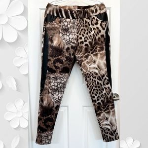 Animal Print Leggings Size L
